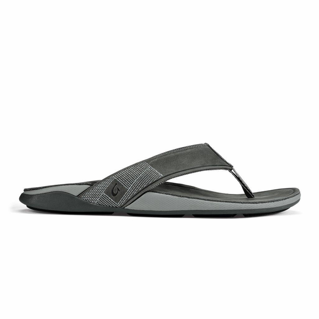 Sandalias Olukai Tuahine - Chanclas Hombre Grises 20524-189